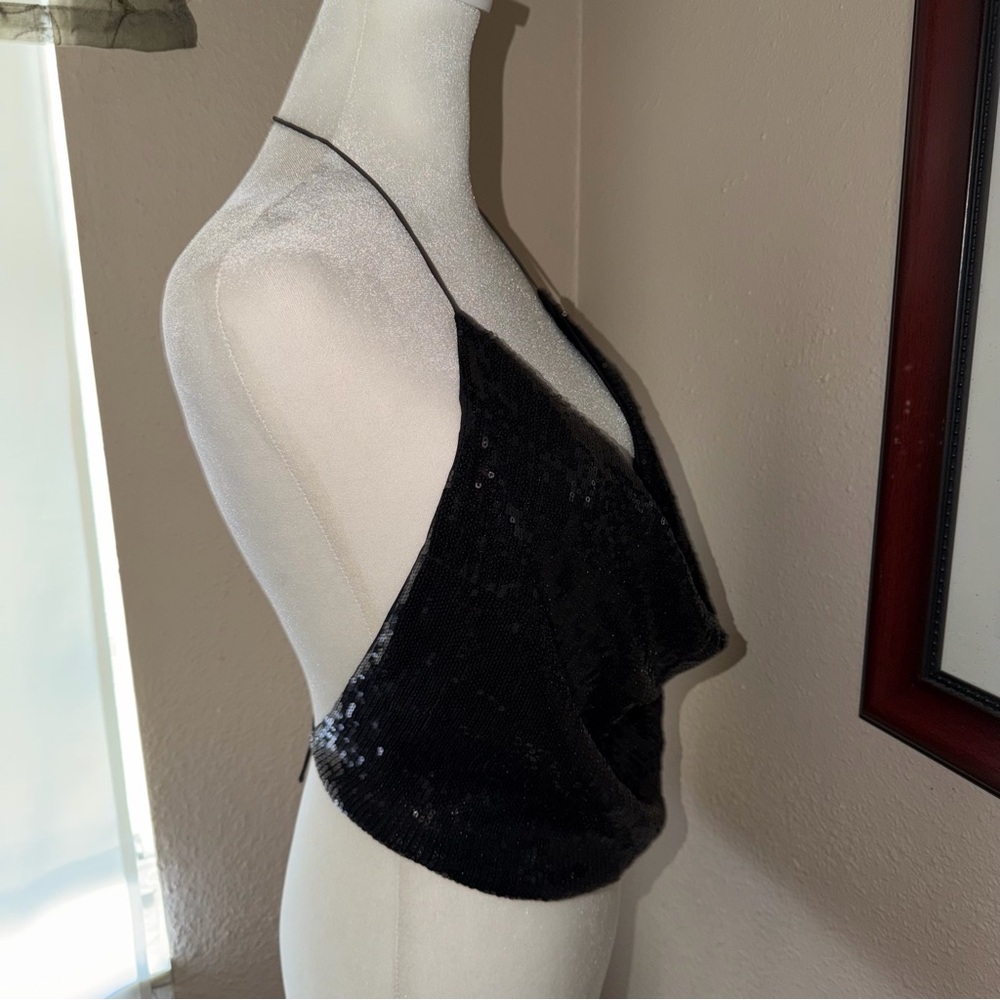 INDAH Sequin Halter Top - Picture 8 of 10